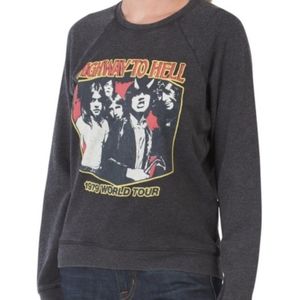 {Lucky Brand} New AC/DC Charcoal Gray Pullover